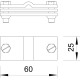 OBO BETTERMANN КЛЕМА,СВЪРЗВАЩА СКОБА ШИНА-ПРОВОДНИК Ф8 FT 5043018