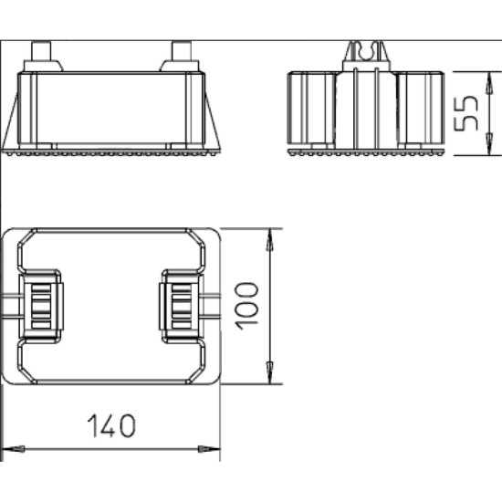 OBO BETTERMANN SUPORT DE ACOPERIȘ PENTRU ACOPERIȘ PLAT RD 8-10 5218997