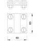 OBO BETTERMANN BARĂ DE ÎNGRIJIRE CU TERMINAL ÎN CRUCE RD8-10, FL30 5312655