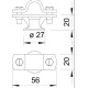OBO BETTERMANN MAST HOLDER Ф16MM 5412609