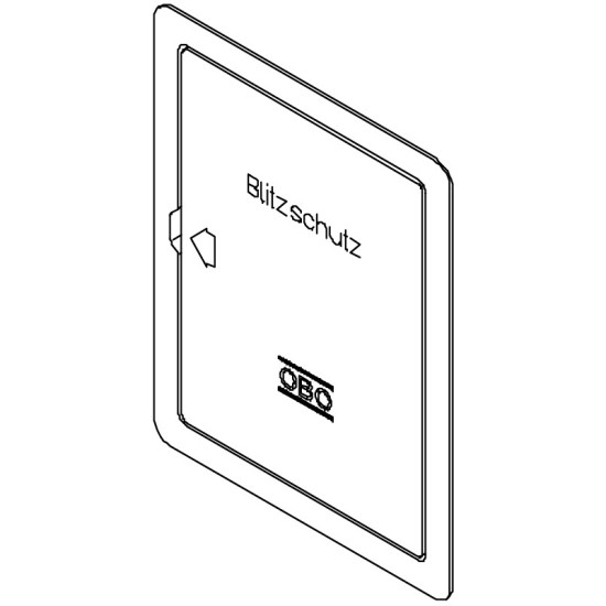 OBO BETTERMANN UȘĂ DE INSPECȚIE GALVANIZATĂ LA CALD FS 5106133