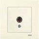 VIKO KARRE ВИКО КАРЕ TV РОЗЕТКА КРЕМ
