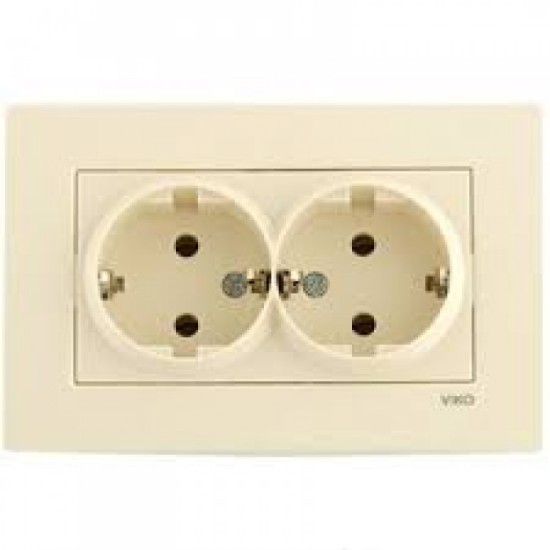VIKO KARRE DOUBLE SOCKET CREAM