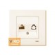 VIKO KARRE DATA SOCKET RJ11 CAT 3 CREAM