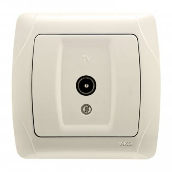 VIKO CARMEN TV SOCKET CARMEN CREAM