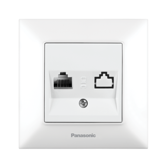 PANASONIC ARKEDIA РОЗЕТКА КОМПЮТЪР  CAT5 БЯЛ