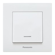 PANASONIC KARRE PLUS КЛЮЧ ЕДИН. СХ.1 СВЕТЕЩ БЯЛ СИ