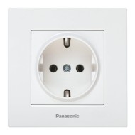PANASONIC KARRE PLUS КОНТАКТ ЕДИНИЧЕН БЯЛ ШУКО