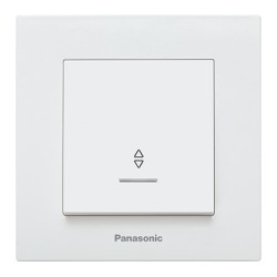 PANASONIC KARRE PLUS КЛЮЧ ДЕВИАТОР СВЕТЕЩ СХ.6 БЯЛ СИ