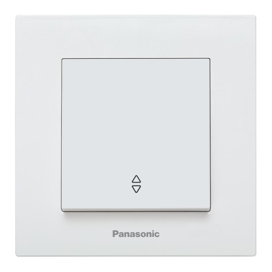 PANASONIC KARRE PLUS КЛЮЧ ДЕВИАТОР СХ.6 БЯЛ