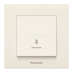 PANASONIC KARRE PLUS КЛЮЧ ДЕВИАТОР СВЕТЕЩ СХ.6 КРЕМ СИ