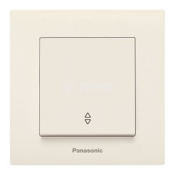 PANASONIC KARRE PLUS КЛЮЧ ДЕВИАТОР СХ.6 КРЕМ