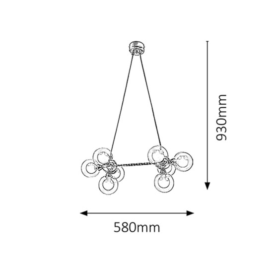 RABALUX PENDANT BRIELLA 2624