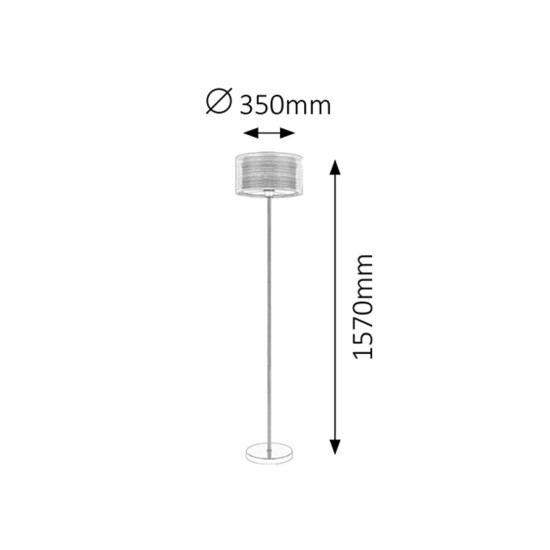 RABALUX LAMPADARE ANASTASIA 2633