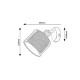 RABALUX DECORATIVE WALL SPOT LIGHT MIGUEL 3244