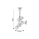RABALUX CANDELABRU GLORY 3508