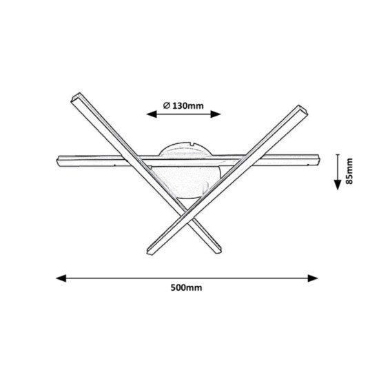 RABALUX LED PLAFONIERA SVETLANA 3514