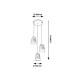 RABALUX CHANDELIER ZENAIDA 3545