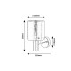 RABALUX APLICE DECORATIVO  DONATI 5248