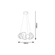 RABALUX LED CHANDELIER PALMIRA 5770