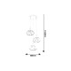 RABALUX LED CHANDELIER PALMIRA 5771
