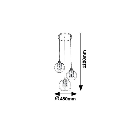 RABALUX CANDELABRU PHILANA 6496