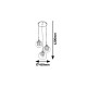 RABALUX CANDELABRU PHILANA 6496