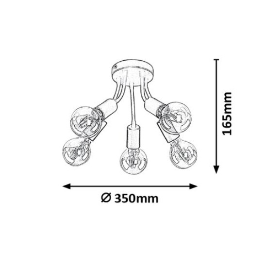 RABALUX CANDELABRU ALMUS 6809