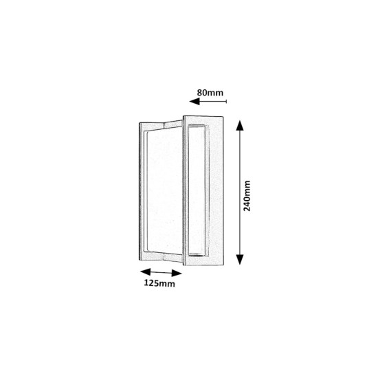 RABALUX APLICE EXTERIOR GORICA 7155