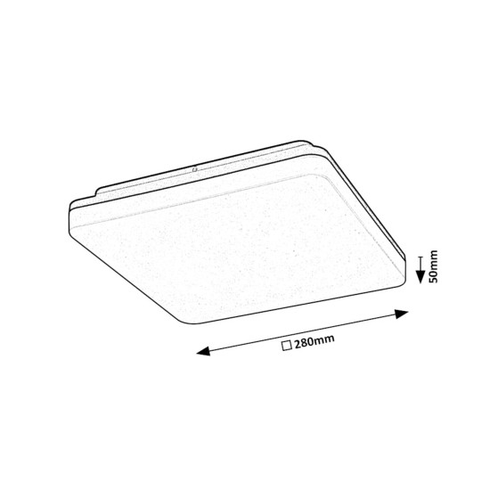 RABALUX LED ВЪНШЕН ПЛАФОН PERNIK 7250