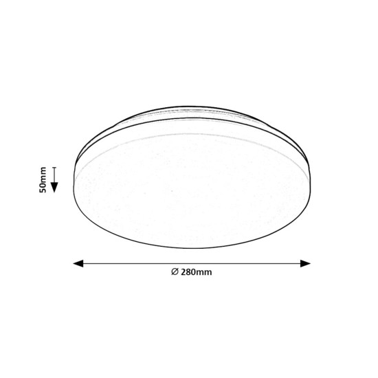 RABALUX LED ВЪНШЕН ПЛАФОН PERNIK 7265