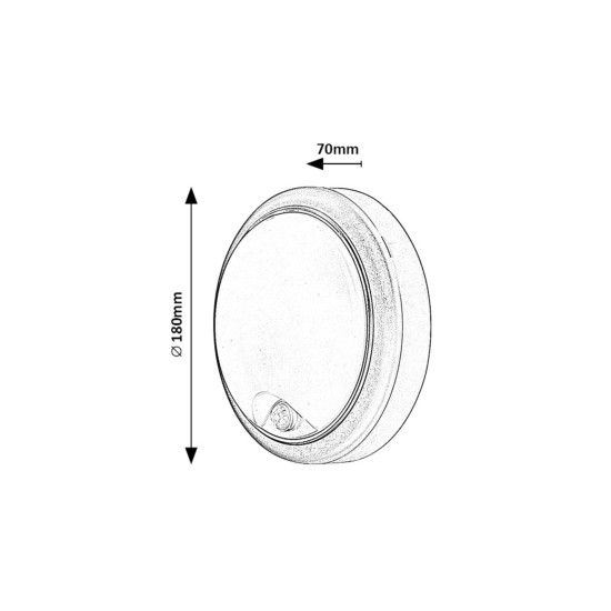 RABALUX LED ВЪНШНО СТЕННО ОСВЕТЛЕНИЕ HITURA 77028