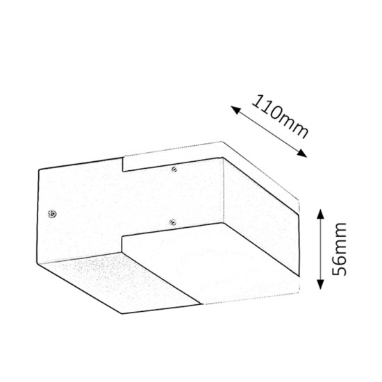 RABALUX FACADE LED WALL LIGHT BONA 8060