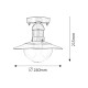 RABALUX CEILING LIGHT OSLO 8716