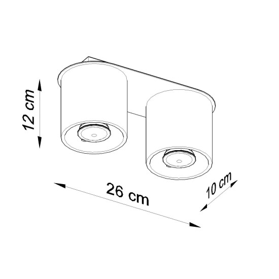 SOLLUX SPOT ROTUNDA DE TAVAN ORBIS 2 SL.0055
