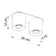SOLLUX SPOT ROTUNDA DE TAVAN ORBIS 2 SL.0055