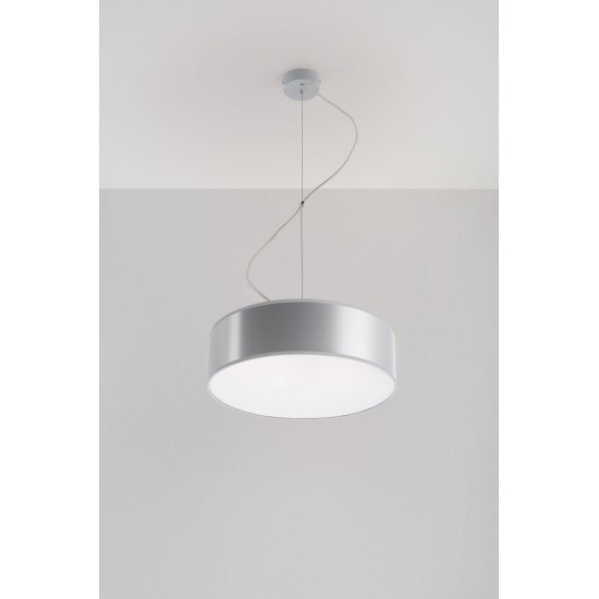 SOLLUX PENDUL ARENA 35 GRI E27 2x60W IP20 SL.0116