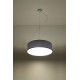 SOLLUX PENDUL ARENA 35 GRI E27 2x60W IP20 SL.0116