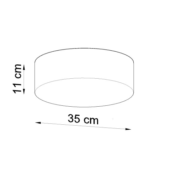 SOLLUX ПЛАФОН ARENA 35 ЧЕРЕН E27 2x60W IP20 SL.0121