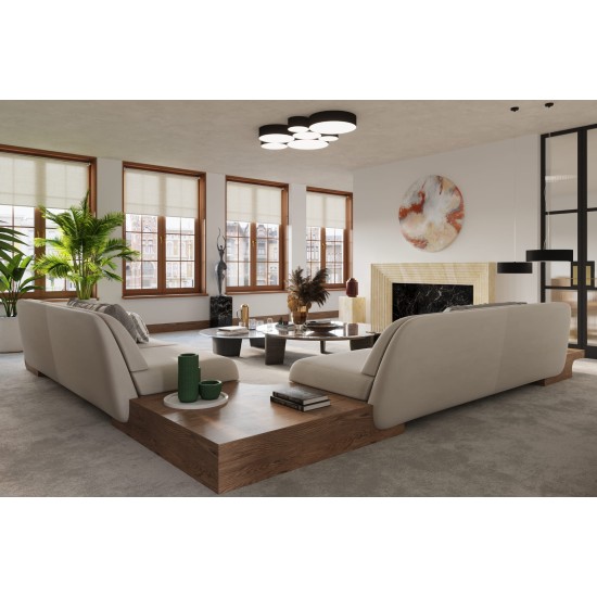 SOLLUX ПЛАФОН ARENA 35 ЧЕРЕН E27 2x60W IP20 SL.0121
