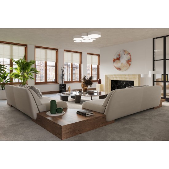 SOLLUX CEILING LIGHT ARENA 35 WHITE E27 2x60W IP20 SL.0123