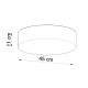SOLLUX LAMPA DE TAVAN ARENA 45 ALB E27 3x60W IP20 SL.0126