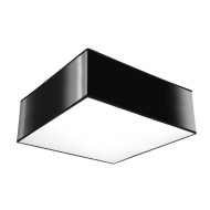 SOLLUX LAMPA DE TAVAN HORUS 25 NEGRU E27 1x60W IP20 SL.0142
