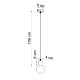 SOLLUX ПЕНДЕЛ EDISON E27 1x60W IP20 SL.0152