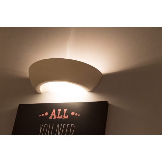 SOLLUX LAMPA DE PERETE  OSKAR ALB SL.0160