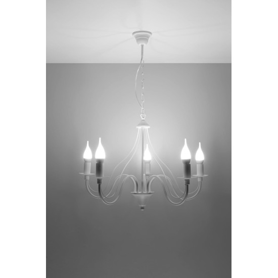 SOLLUX CANDELABRU MINERWA 5 ALB SL.0214