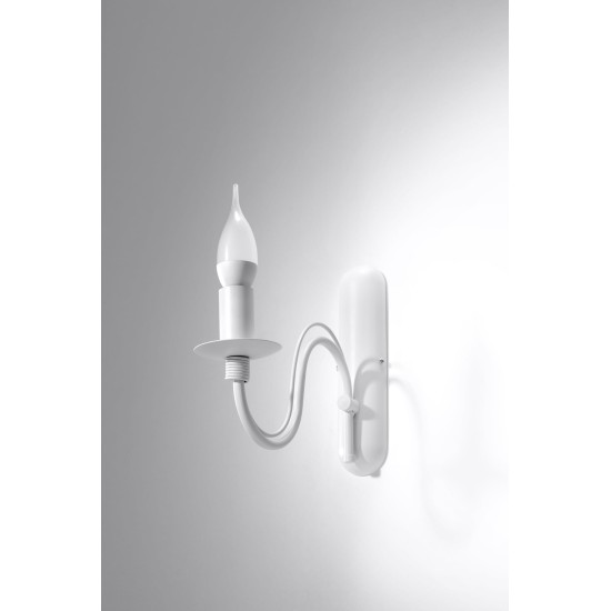 SOLLUX LAMPA DE PERETE MINERWA ALB SL.0216