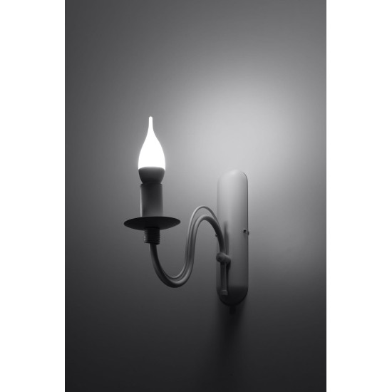 SOLLUX LAMPA DE PERETE MINERWA ALB SL.0216