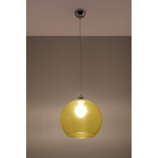 SOLLUX PENDUL  BALL GALBEN E27 1x60W IP20 SL.0252