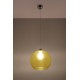 SOLLUX PENDUL  BALL GALBEN E27 1x60W IP20 SL.0252